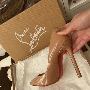 Christian Louboutin, Patent Nude, Pigalle Heels